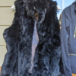Fur Sleeveless Jacket  Thumbnail