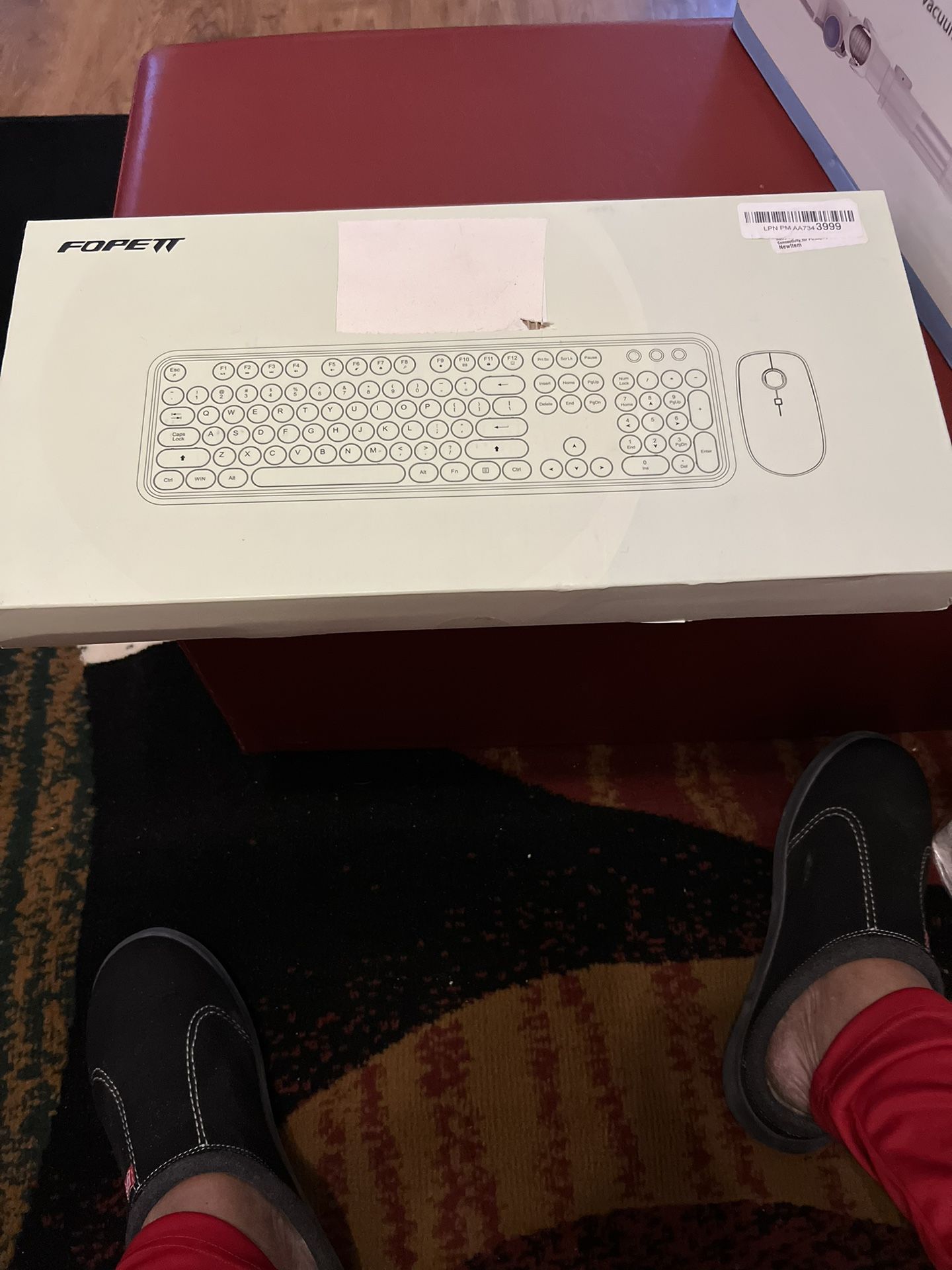 New Fopett Wireless Keyboard And Mouse Combo 