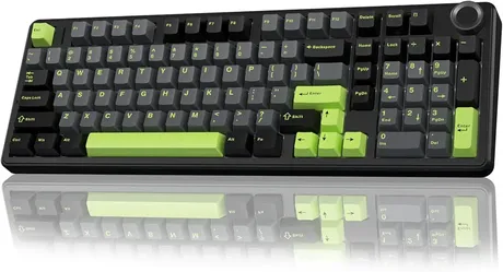 AULA F99 Pro Wireless Mechanical Keyboard with Number Pad, Knob, 99 Keys
Gasket Structure, Tri-Mode Connection, Hot Swappable, Creamy Sound, RGB Backl