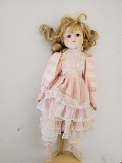 Vintage porcelain doll