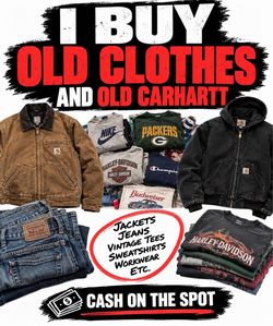 💰 I BUY OLD CLOTHES & CARHARTT!