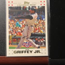 Ken Griffey Jr. 2007 Opening Day Gold Card