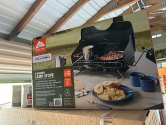 Camping stove with tank