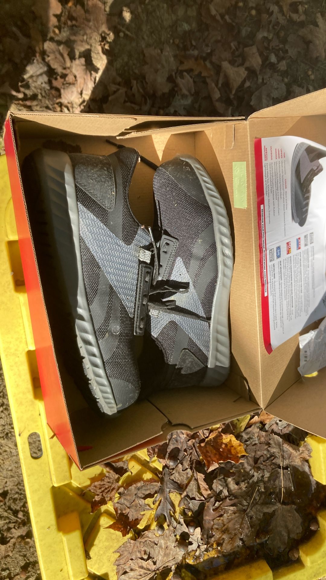 Reebok Work Toe Shoes Men’s 10 Steel Toe Boot