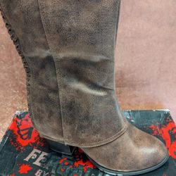 Fergalicious Women's Lundry Western Boots - Size 5.5 - New With Defect See Description 