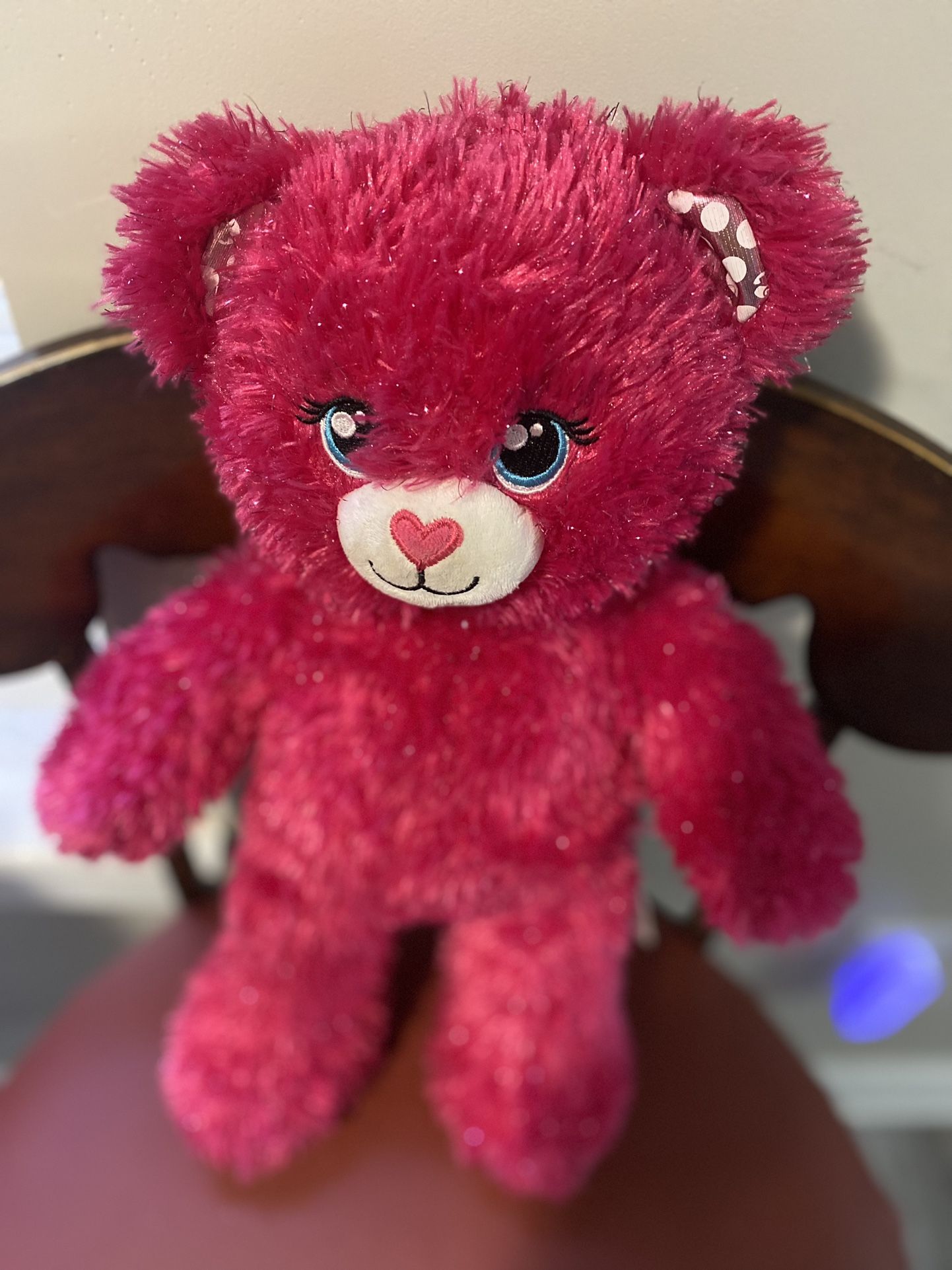 BARBIE PINK SPARKLY TEDDY BEAR