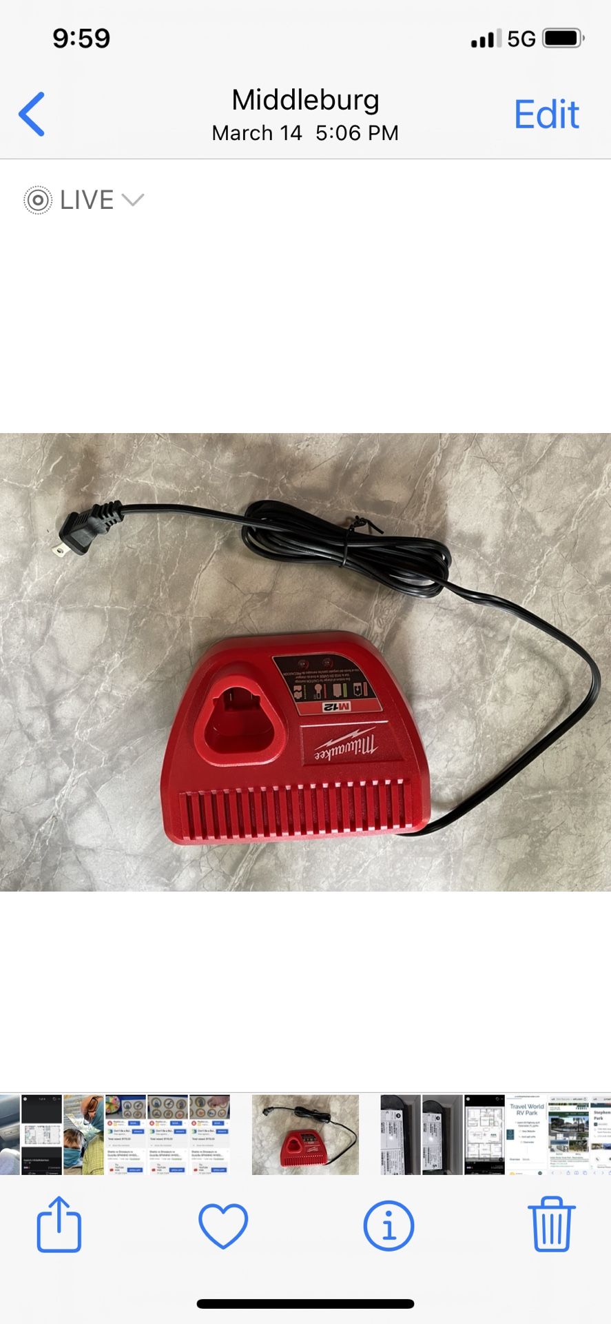 Milwaukee M12 Charger New