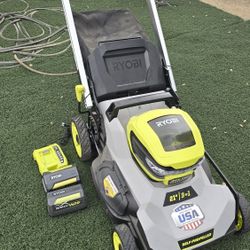 Ryobi 40v Brushless 21-in 3-in-1 Self Propelled Lawn Mower 