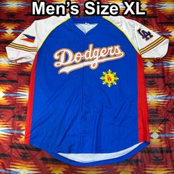 LA DODGERS Los Angeles FILIPINO Heritage Night 2021 Jersey Men's Size XL