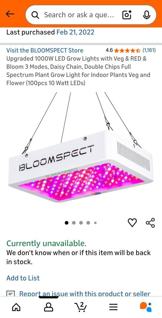 1000W LED Grow Light