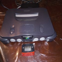 Nintendo 64 And Memory Expansion Pack 