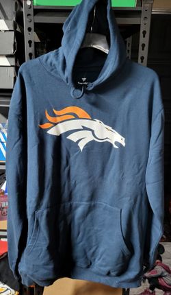 *NEW* NFL Denver Broncos Fanatics Pullover Hoodie Fleece Size XLT