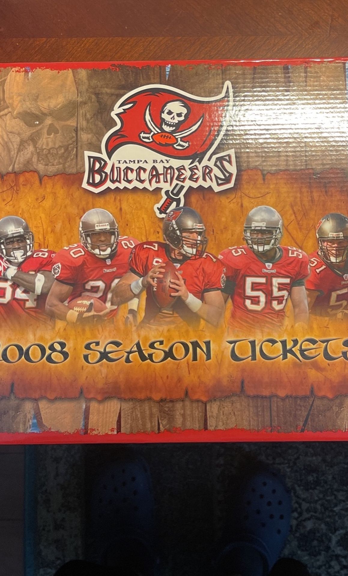 Tampa Bay Buccaneers season ticket box