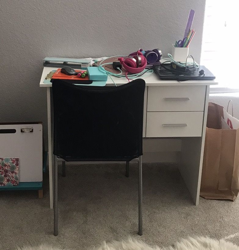 Small White Desk
