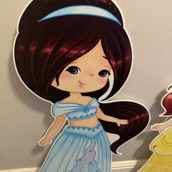 4 Disney Princess Cutouts
