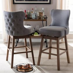 Swivel Bar Stool Set (2)