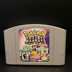 Pokémon Puzzle League N64 - Retro Video Game