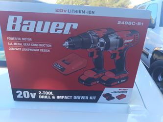 Bauer Drill & Impact Driver Kit