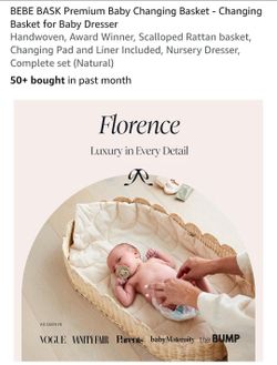 Bebe Bask Premium Baby Changing Basket