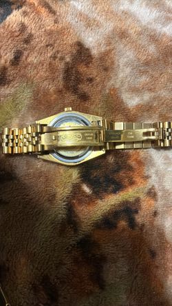 Gold-Tone Watch with Jubilee Bracelet