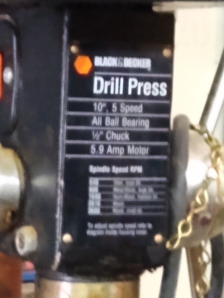 Black And Decker drill Press