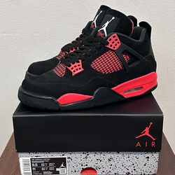 Jordan 4 Red Thunder Size 9.5