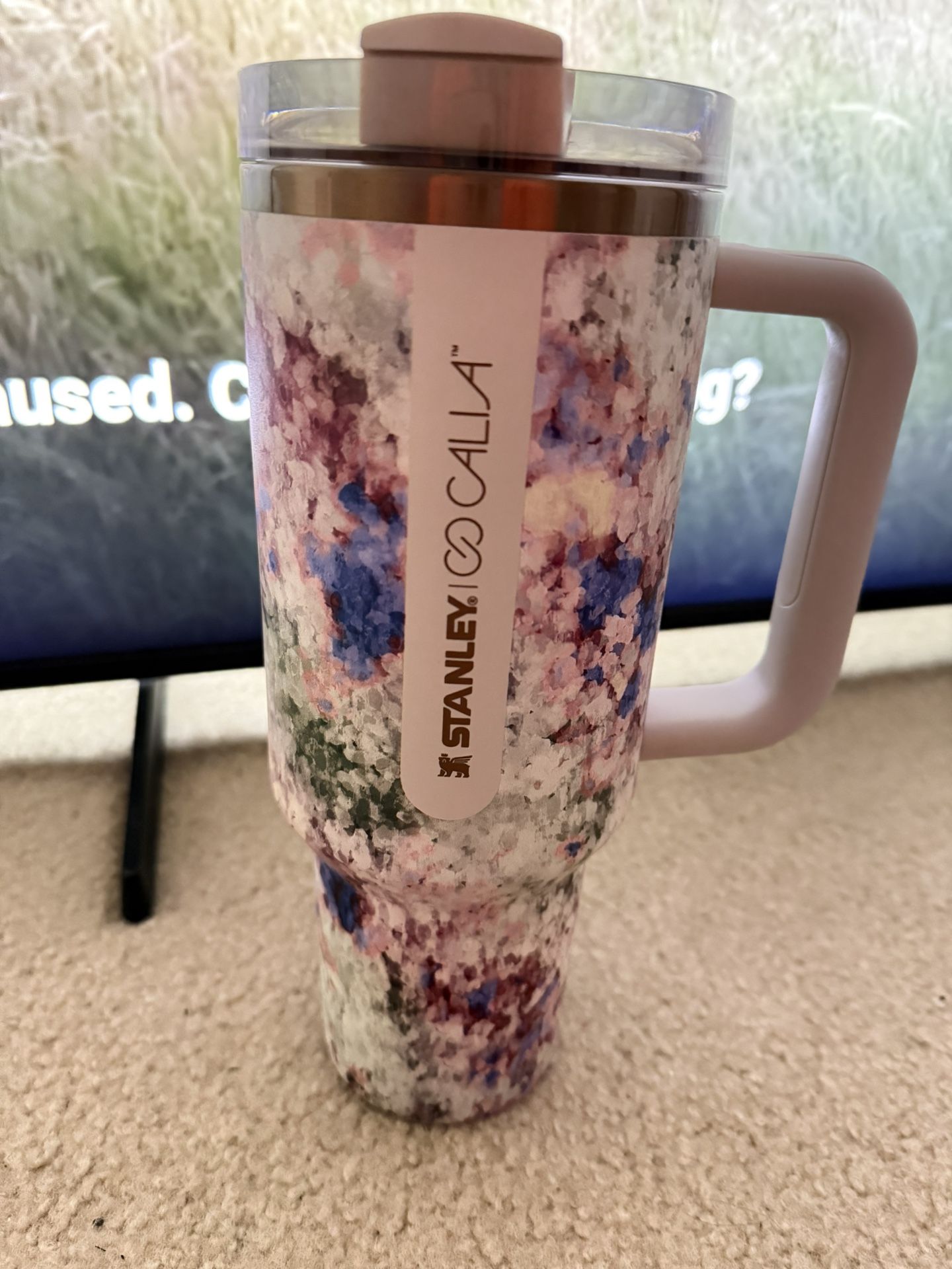 Stanley x Owala 40 oz Tumbler – Limited Edition Floral Design