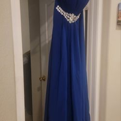 Brand New Blue Corset Top Dress