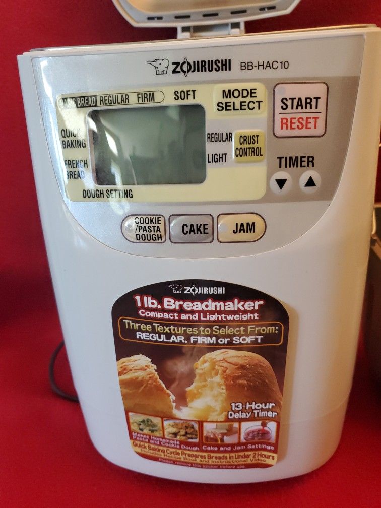Zojirushi Breadmaker for Sale in Temecula, CA OfferUp