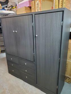 New Large Wardrobe Closet Shelving Storage Cabinet Available In Other Colors 