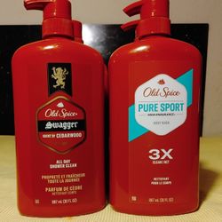 Old spice body wash. (2 for $14)