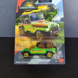 Matchbox Cars Jurassic Park Rebirth Jeep Wrangler 
