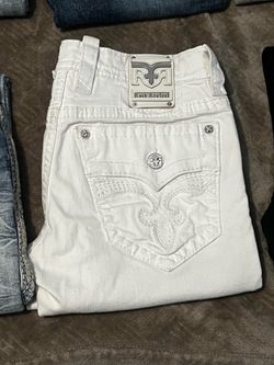 34x32 Men Rock Revival Jean