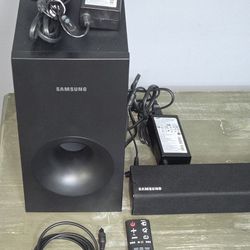 Samsung Soundbar + Wireless Subwoofer