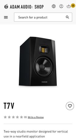 Pair of Adam Audio T7V Studio Monitors