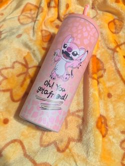 Disney Angel Lilo & Stitch Pink Tumbler