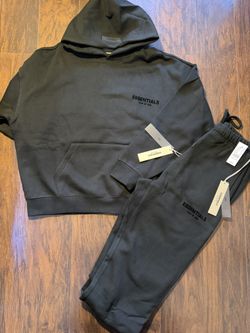 Essentials Fear Of God Hoodie And Pants Stretch Limo Black BRAND NEW ALL SIZES AUTHENTIC