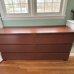 Malm 6 drawer dresser