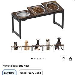 3 dog bowls for LARGE tall dogs