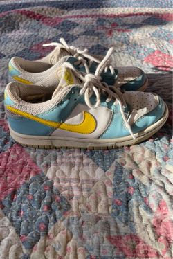 Nike Dunk Low Next Nature Homer Simpson (GS) Sz 4.5Y Blue Yellow