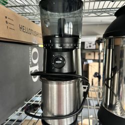 OXO Brew Conical Burr Coffee Grinder - Silver, Stainless Steel Burrs, One-Touch Automatic Smart Grind