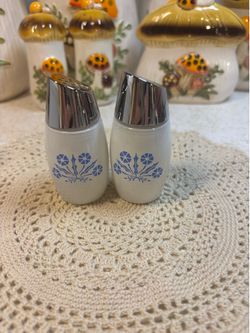 Gemco Cornflower Salt and Pepper Shakers