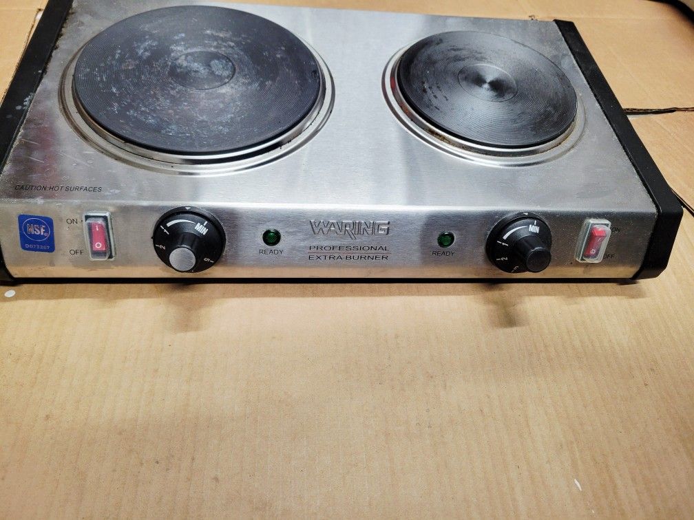 Warning Commercial Burner