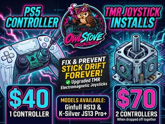 PS5 Controller TMR Joystick Install Service – Fix & Prevent Stick Drift