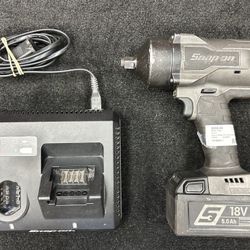 Snap On Ct9050gm 1/2” Impact Wrench W/ Battery & Charger