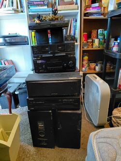 rock and old School stereo system