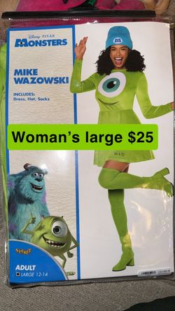 Mike Wazowski Women's Halloween Costume Large