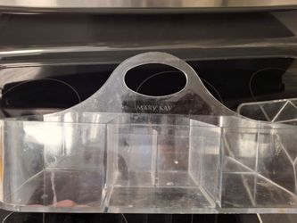 (2) Mary Kay Toiletry Makeup Nail polish Tray with Handle