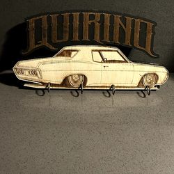 Laser Engraved Wooden Car Key Holders