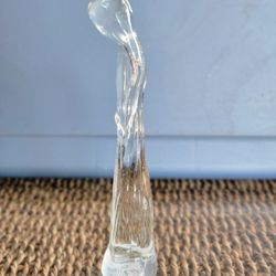 Heavy Glass Clear Figurine